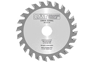 Пилы подрезные конические для форматно-раскроечных станков Серия 288 CMT