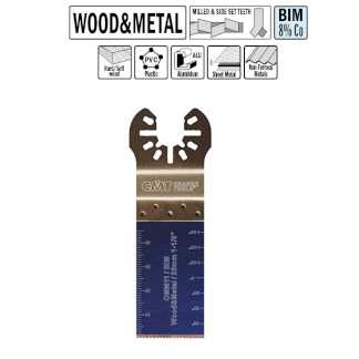 Погружное пильное полотно 28 мм для древесины и металла серия OMM11