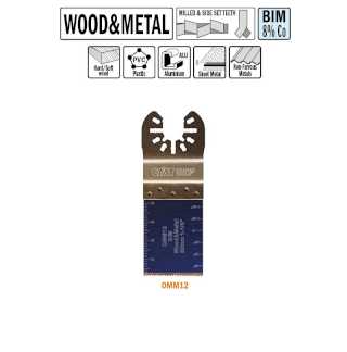 Погружное пильное полотно 32 мм для древесины и металла серия OMM12