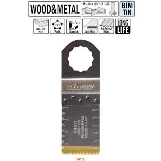 Погружное пильное полотно "extra-long" 32 мм для древесины и металла серия OMS13