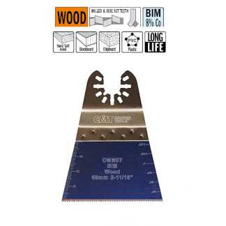 Погружное пильное полотно "extra-long" 68 мм для древесины серия OMM07