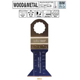 Погружное пильное полотно "extra-long" 45 мм для древесины и металла серия OMS15