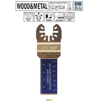 Погружное пильное полотно 22 мм для древесины и металла серия OMM10