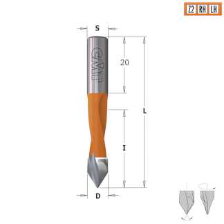 Сквозные свёрла L=70 S=Ø8x20