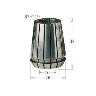 ER25 D=6 цанга высокоточная