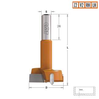 Свёрла чашечные L=70 S=Ø10x26
